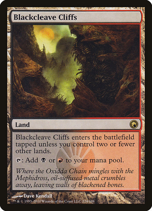 Blackcleave Cliffs [Scars of Mirrodin] | Gam3 Escape