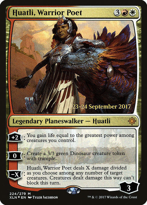 Huatli, Warrior Poet [Ixalan Promos] | Gam3 Escape