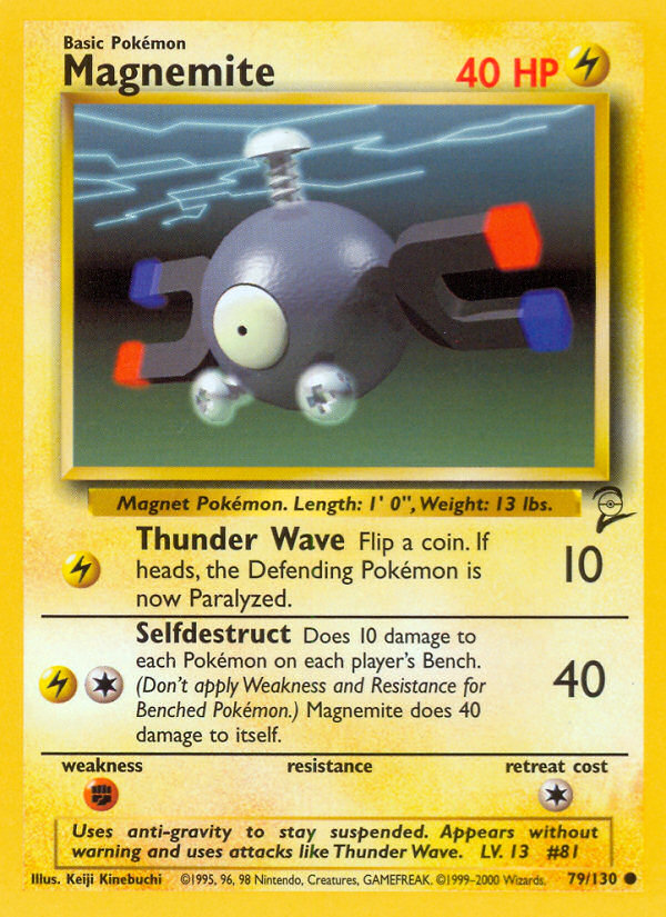 Magnemite (79/130) [Base Set 2] | Gam3 Escape