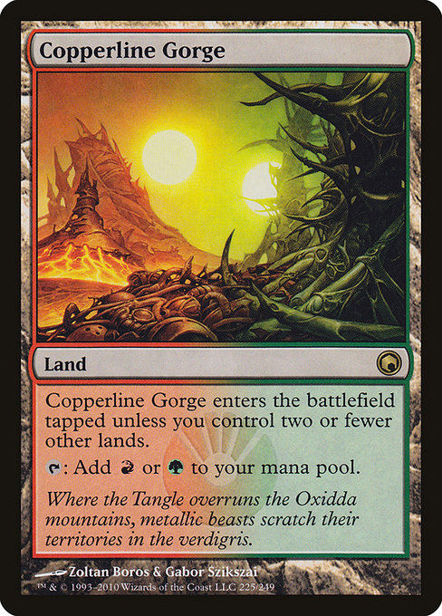 Copperline Gorge [Scars of Mirrodin] | Gam3 Escape