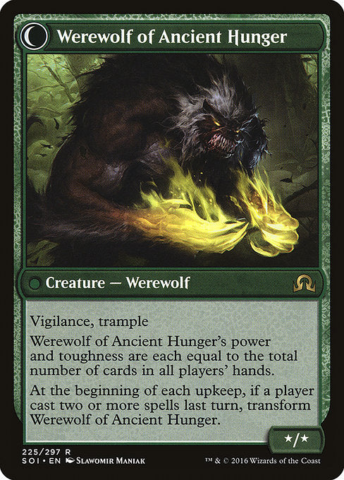 Sage of Ancient Lore // Werewolf of Ancient Hunger [Shadows over Innistrad] | Gam3 Escape