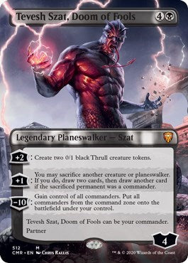 Tevesh Szat, Doom of Fools (Extended Art) [Commander Legends] | Gam3 Escape