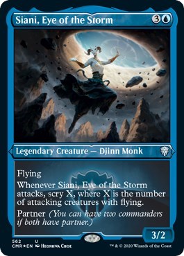 Siani, Eye of the Storm (Foil Etched) [Commander Legends] | Gam3 Escape