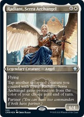 Radiant, Serra Archangel (Foil Etched) [Commander Legends] | Gam3 Escape