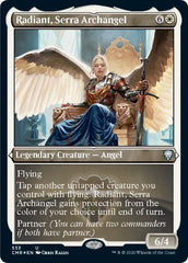 Radiant, Serra Archangel (Foil Etched) [Commander Legends] | Gam3 Escape