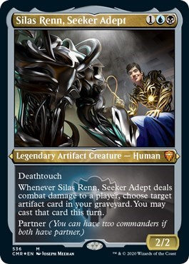 Silas Renn, Seeker Adept (Foil Etched) [Commander Legends] | Gam3 Escape