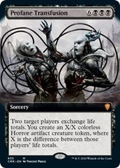 Profane Transfusion (Extended Art) [Commander Legends] | Gam3 Escape