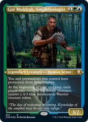 Gor Muldrak, Amphinologist (Foil Etched) [Commander Legends] | Gam3 Escape