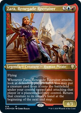 Zara, Renegade Recruiter (Foil Etched) [Commander Legends] | Gam3 Escape