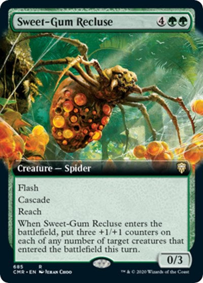 Sweet-Gum Recluse (Extended Art) [Commander Legends] | Gam3 Escape