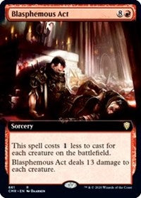 Blasphemous Act (Extended Art) [Commander Legends] | Gam3 Escape