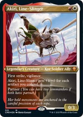 Akiri, Line-Slinger (Foil Etched) [Commander Legends] | Gam3 Escape