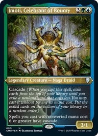 Imoti, Celebrant of the Bounty (Foil Etched) [Commander Legends] | Gam3 Escape