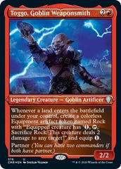 Toggo, Goblin Weaponsmith (Foil Etched) [Commander Legends] | Gam3 Escape