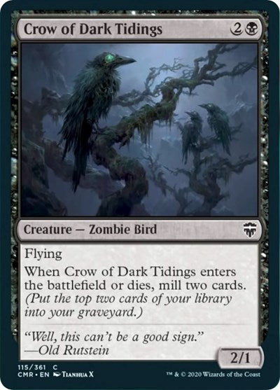 Crow of Dark Tidings [Commander Legends] | Gam3 Escape