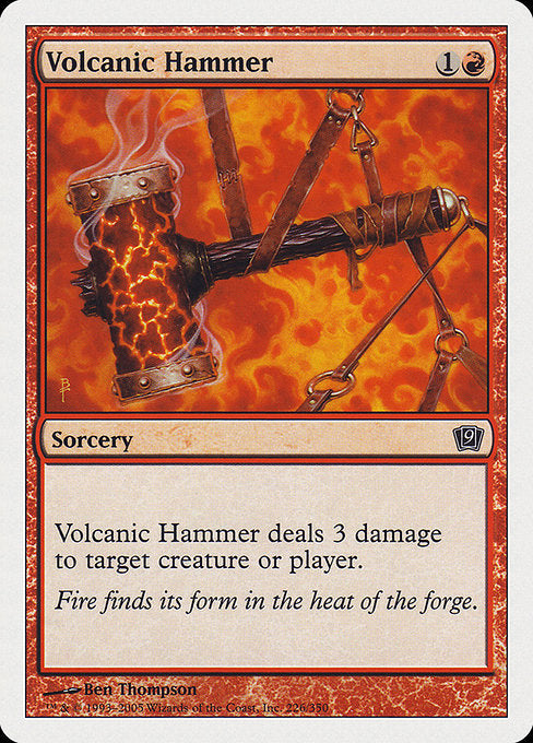 Volcanic Hammer [Ninth Edition] | Gam3 Escape