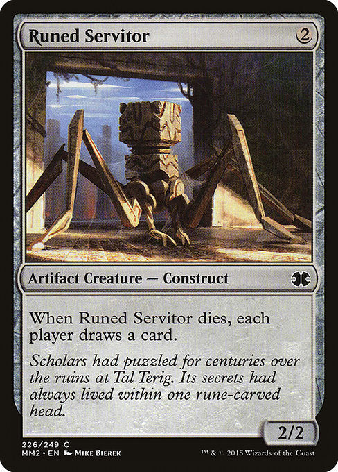 Runed Servitor [Modern Masters 2015] | Gam3 Escape