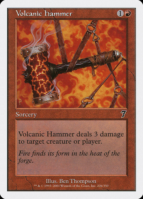 Volcanic Hammer [Seventh Edition] | Gam3 Escape