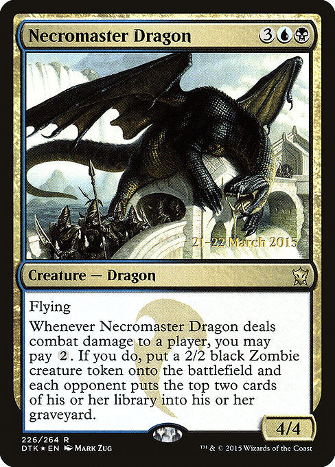 Necromaster Dragon [Dragons of Tarkir Promos] | Gam3 Escape