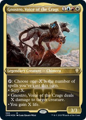 Gnostro, Voice of the Crags (Foil Etched) [Commander Legends] | Gam3 Escape