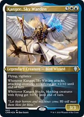 Kangee, Sky Warden (Foil Etched) [Commander Legends] | Gam3 Escape