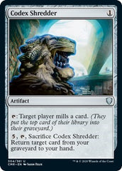 Codex Shredder [Commander Legends] | Gam3 Escape