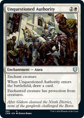 Unquestioned Authority [Commander Legends] | Gam3 Escape