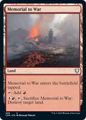 Memorial to War [Commander Legends] | Gam3 Escape