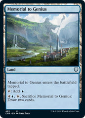 Memorial to Genius [Commander Legends] | Gam3 Escape