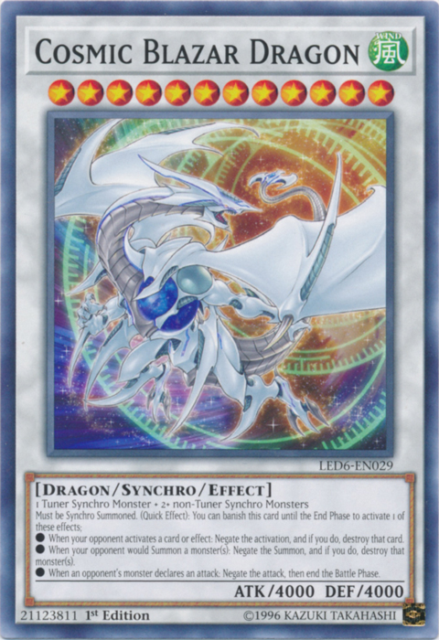 Cosmic Blazar Dragon [LED6-EN029] Common | Gam3 Escape