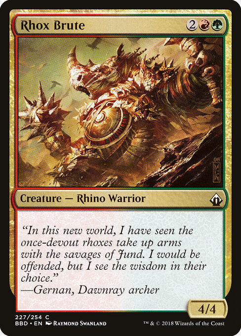 Rhox Brute [Battlebond] | Gam3 Escape