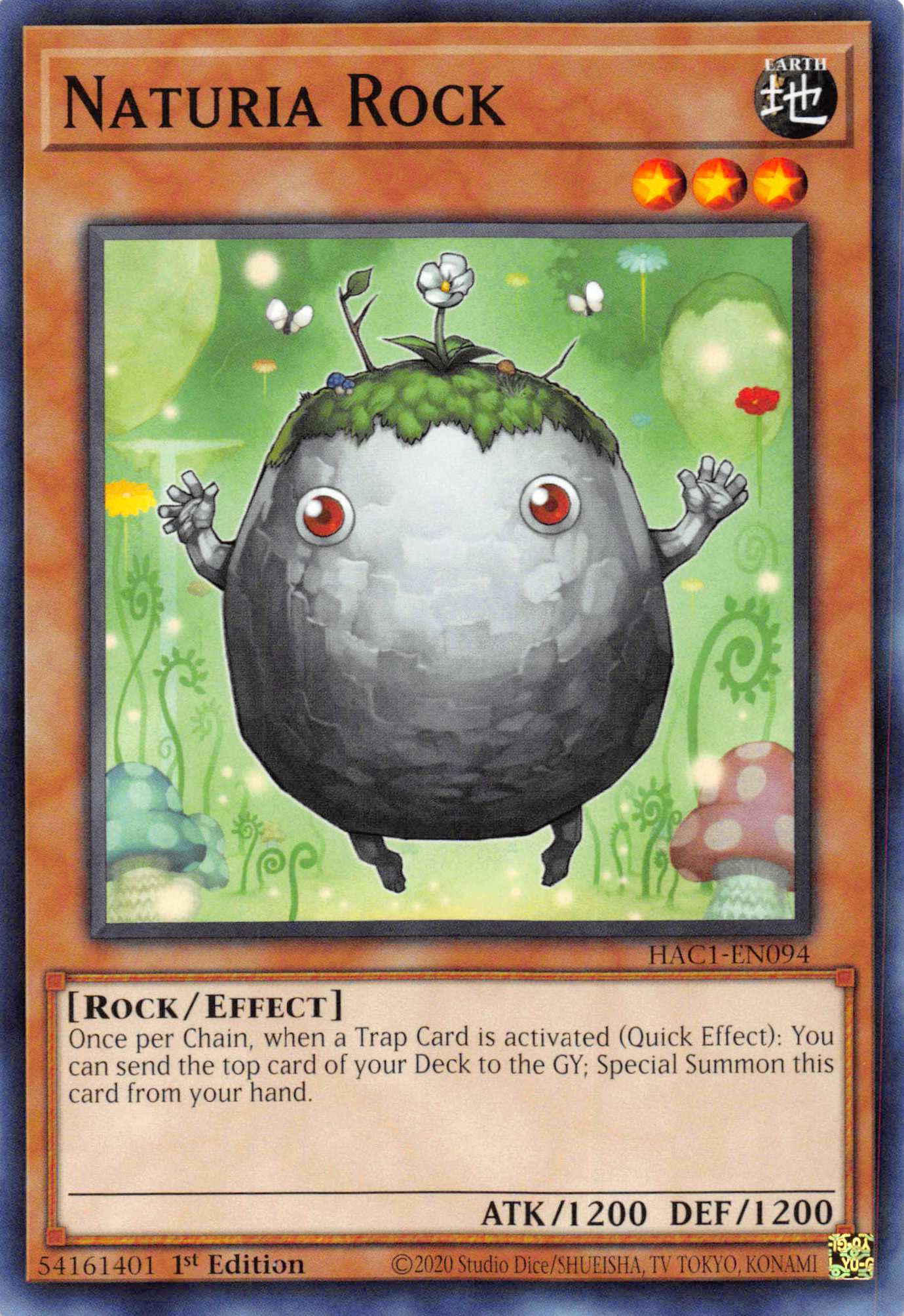 Naturia Rock [HAC1-EN094] Common | Gam3 Escape