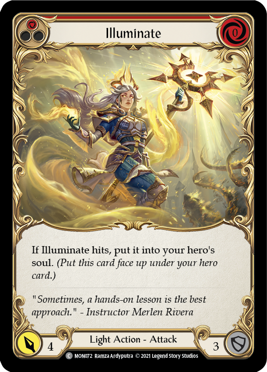 Illuminate (Red) [MON072] 1st Edition Normal | Gam3 Escape