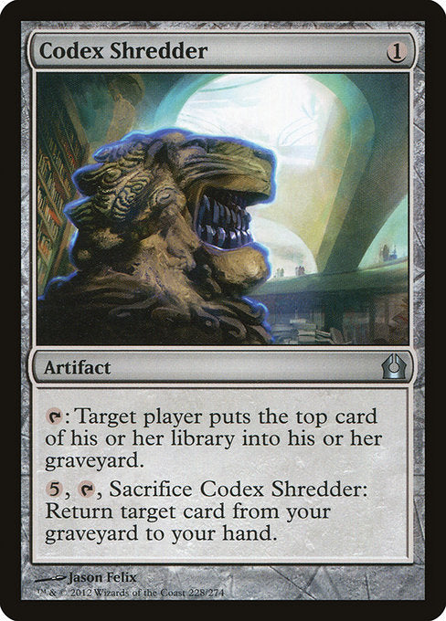 Codex Shredder [Return to Ravnica] | Gam3 Escape