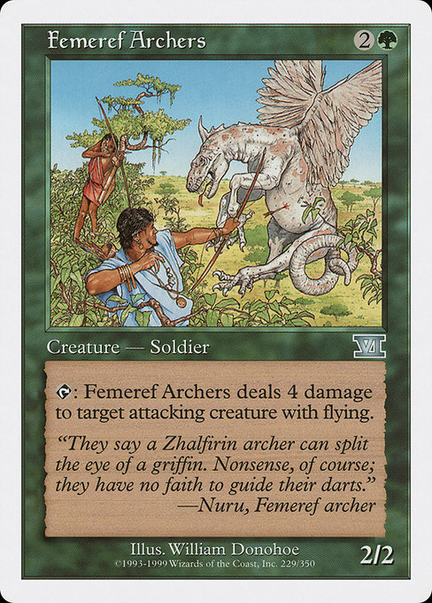 Femeref Archers [Classic Sixth Edition] | Gam3 Escape