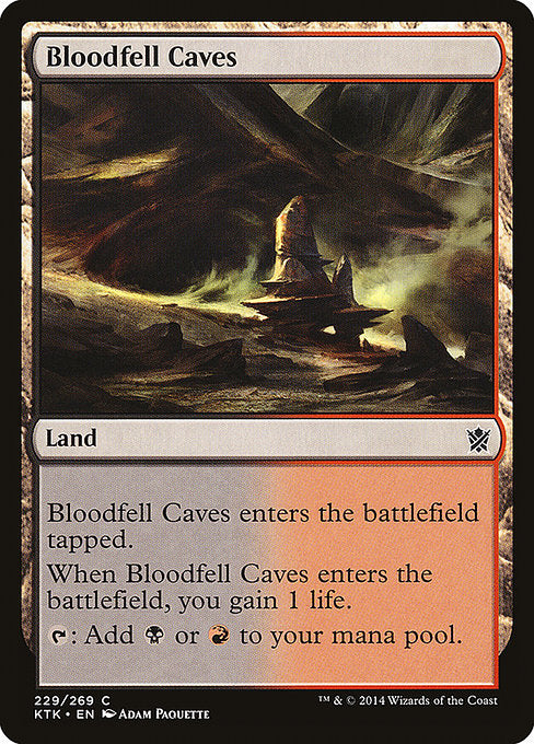 Bloodfell Caves [Khans of Tarkir] | Gam3 Escape