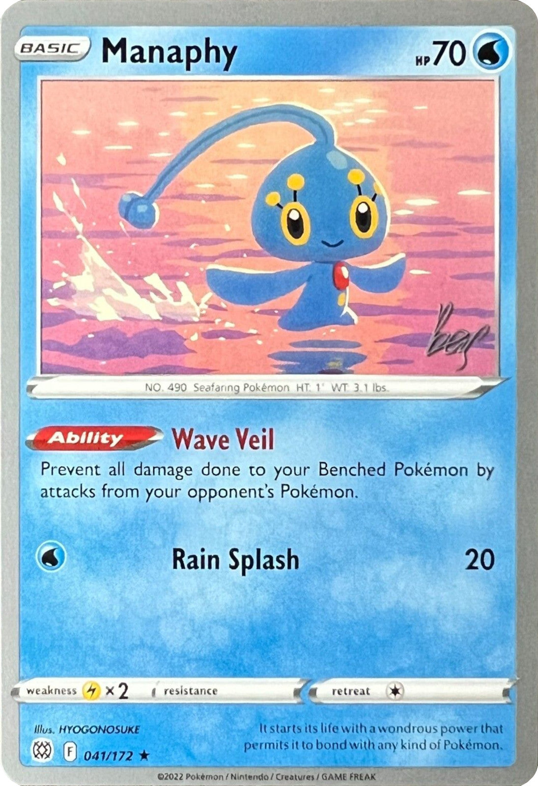 Manaphy (041/172) (Cheryl Again - Sebastian Lashmet) [World Championships 2022] | Gam3 Escape