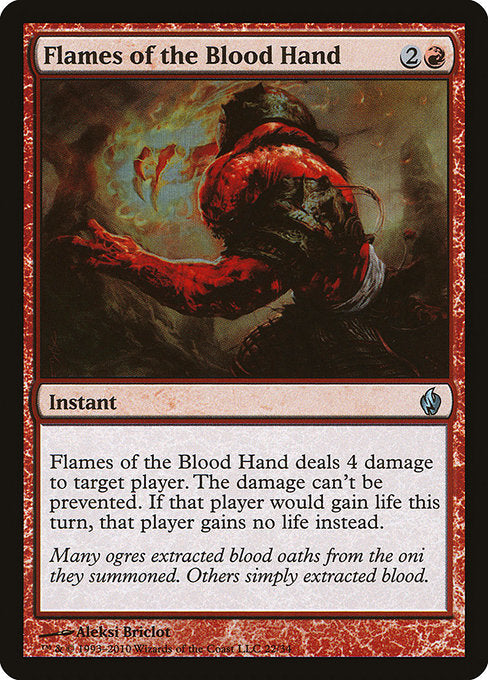 Flames of the Blood Hand [Premium Deck Series: Fire and Lightning] | Gam3 Escape