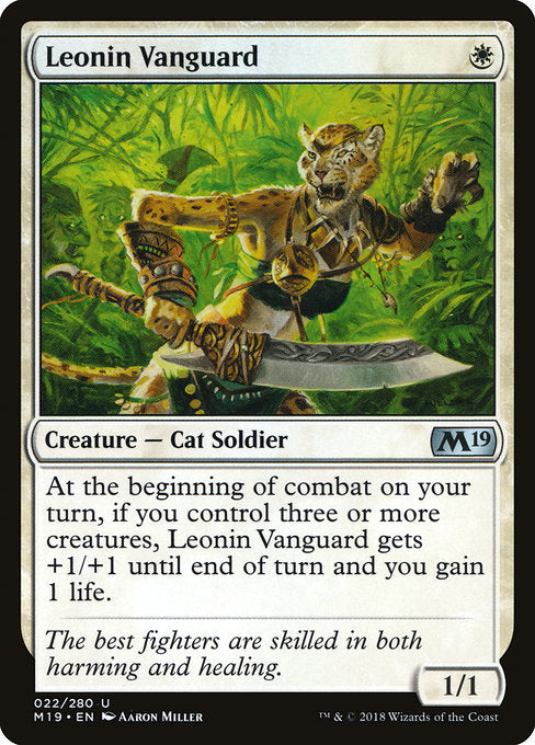 Leonin Vanguard [Core Set 2019] | Gam3 Escape