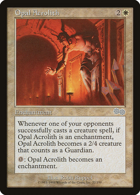 Opal Acrolith [Urza's Saga] | Gam3 Escape