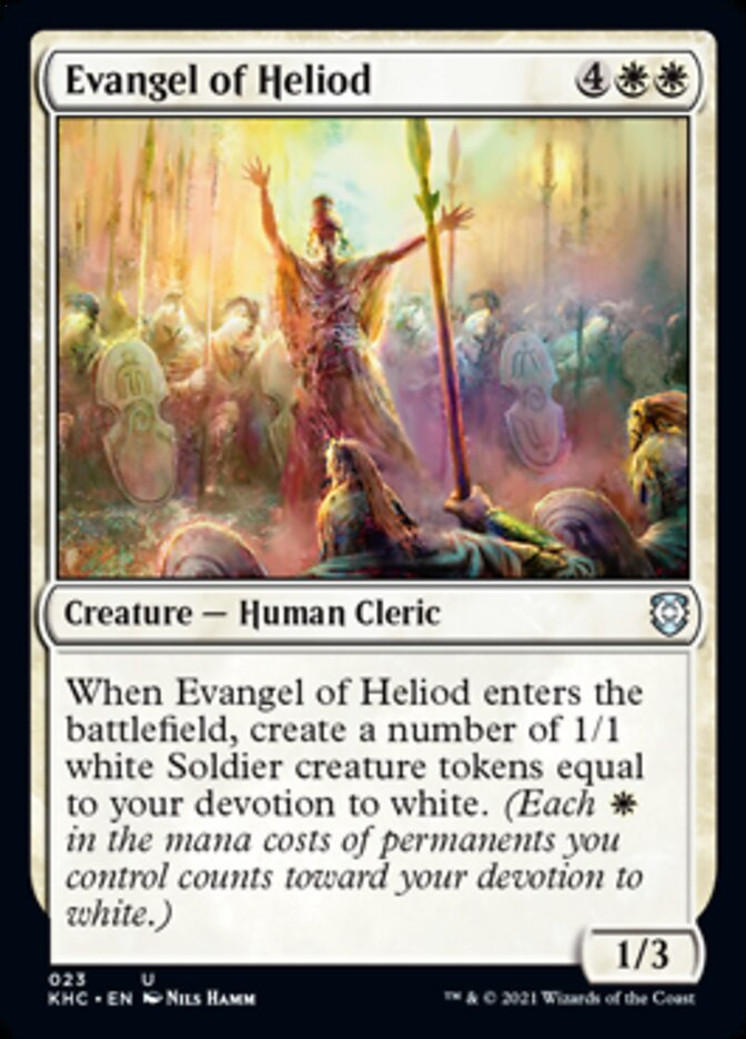 Evangel of Heliod [Kaldheim Commander] | Gam3 Escape