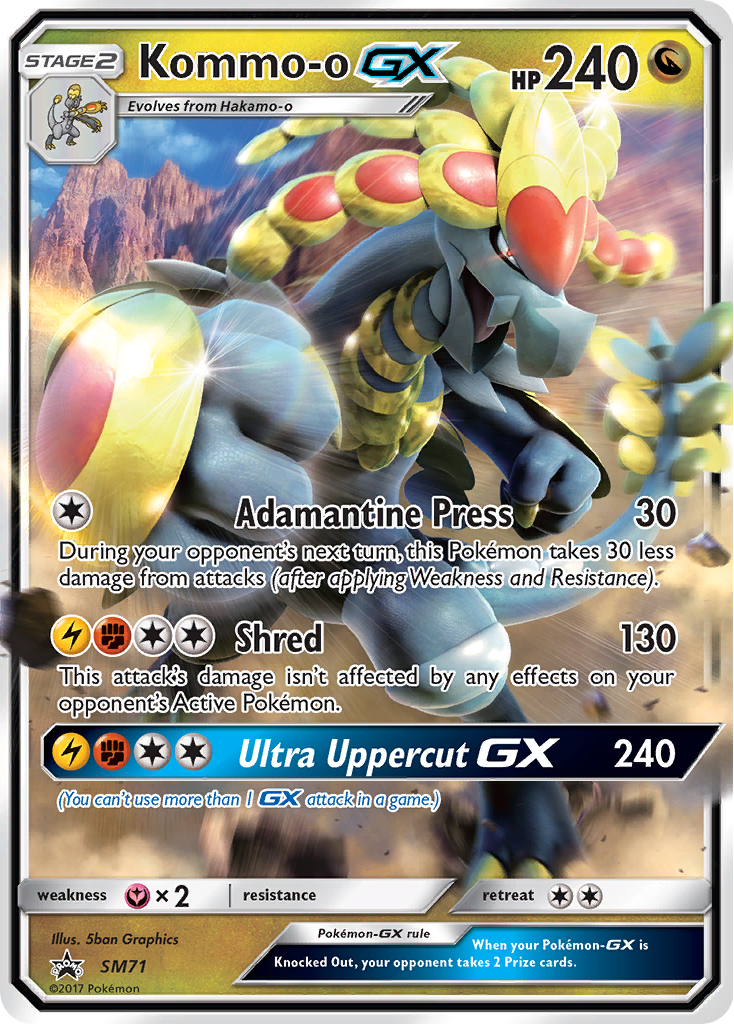 Kommo-o GX (SM71) [Sun & Moon: Black Star Promos] | Gam3 Escape