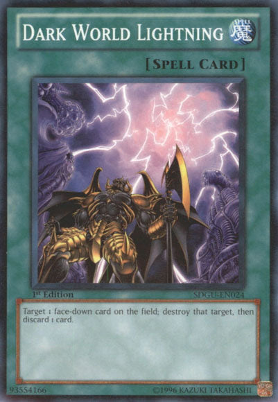 Dark World Lightning [SDGU-EN024] Common | Gam3 Escape