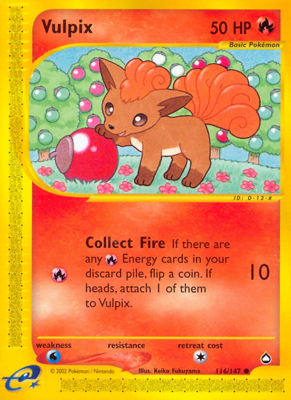 Vulpix (116/147) [Aquapolis] | Gam3 Escape