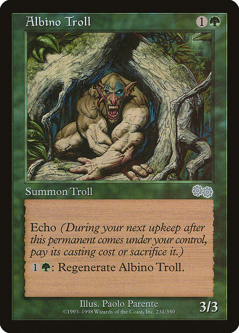 Albino Troll [Urza's Saga] | Gam3 Escape