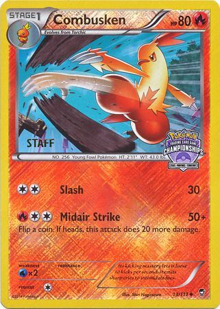 Combusken (13/111) (Championship Promo Staff) [XY: Furious Fists] | Gam3 Escape