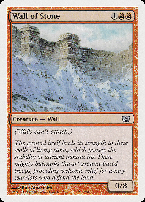 Wall of Stone [Eighth Edition] | Gam3 Escape