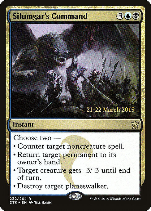 Silumgar's Command [Dragons of Tarkir Promos] | Gam3 Escape