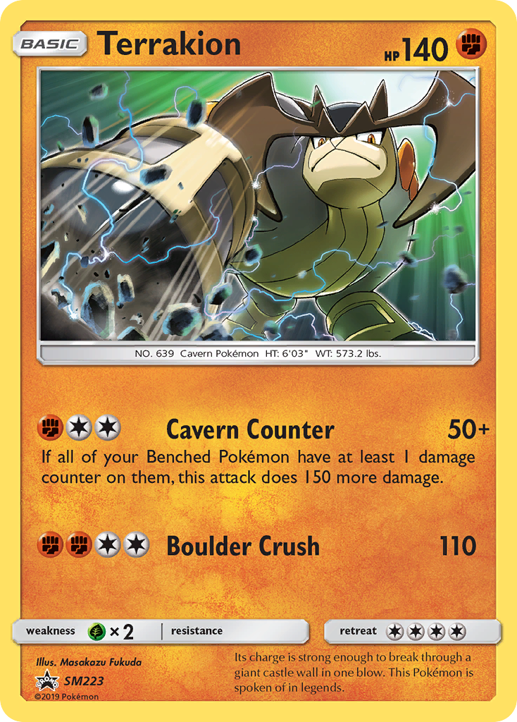 Terrakion (SM223) [Sun & Moon: Black Star Promos] | Gam3 Escape