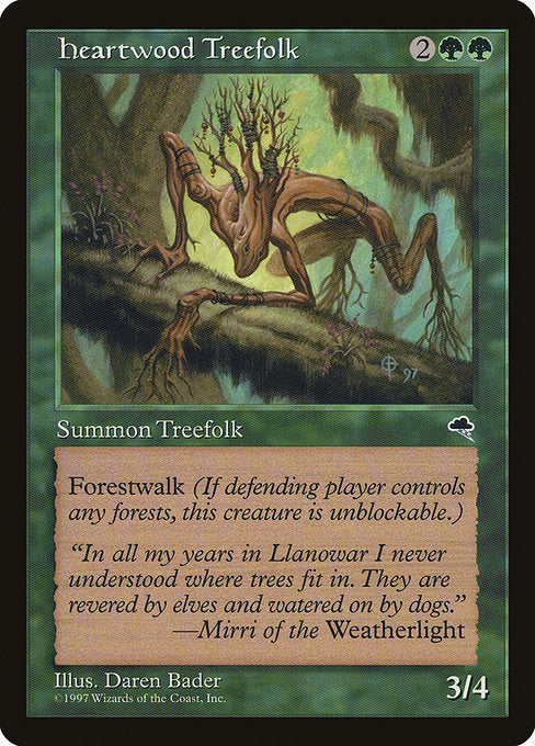 Heartwood Treefolk [Tempest] | Gam3 Escape